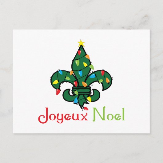 Joyeux Noel Briefkaart (Voorkant)