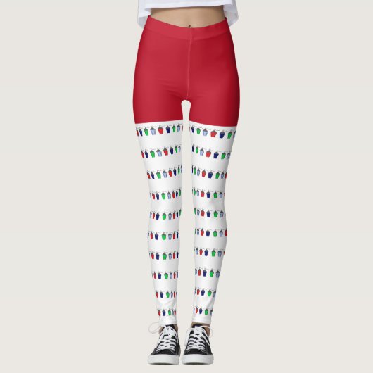 Joyeux Noël Bryn Mawr Lanterns Leggings (Devant)
