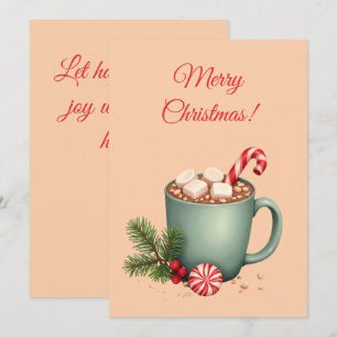 Joyeux Noël! Cadeau de Noël. Carte de Noël.