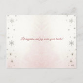 Joyeux Noël! Cadeaux de Noël,С carte de Noël. (Dos)