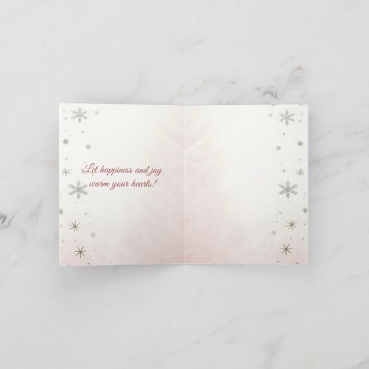 Joyeux Noël! Cadeaux de Noël,С carte de Noël. (Intérieur)