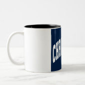 Joyeux noël café Mug à deux tons (Gauche)