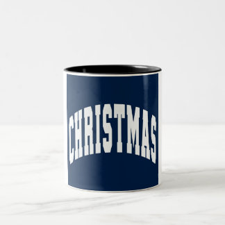 Joyeux noël café Mug à deux tons