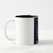 Joyeux noël café Mug à deux tons (Gauche)