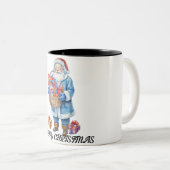 Joyeux noël café Mug à deux tons (Devant droit)