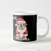 Joyeux Noël Café Mugs Chiens de Noël (Droite)