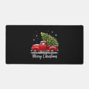 Joyeux Noël Camion Rouge Sapin Hommes Femmes