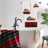 Joyeux Noël camionnette et arbre