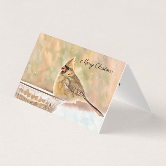 Joyeux Noël - Cardinal féminin (Front)