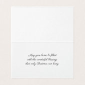 Joyeux Noël - Cardinal féminin (Inside Unfolded)