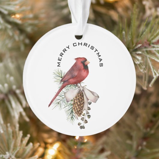 Joyeux Noël Cardinal & Pine Cone Noël (Arbre)