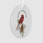 Joyeux Noël Cardinal & Pine Cone Noël (devant)