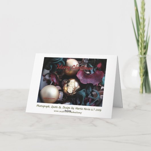 Joyeux Noël - carte (Dos)