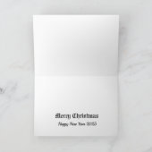 Joyeux Noël! Carte (Intérieur)