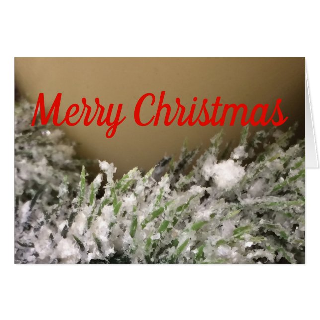 Joyeux Noël, carte (Devant horizontal)