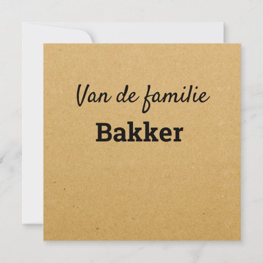 Joyeux Noël Carte (Dos)