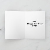 Joyeux Noël! Carte (Intérieur)