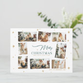 Joyeux Noël Carte 8 photo Collage Carte de vacance (Debout devant)