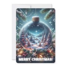 Joyeux Noël carte Bauble