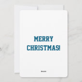 Joyeux Noël carte Bauble (Dos)