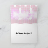 Joyeux Noël ! - Carte blanche de nounours (Intérieur)