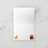 Joyeux Noël Carte boîte cadeau chat (Intérieur)