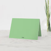 JOYEUX NOËL CARTE DE COURONNE DE CHEVAL (Dos)