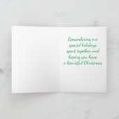 JOYEUX NOËL CARTE DE **COUSIN** (Intérieur)