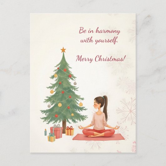 Joyeux Noël! Carte de Noël. (Devant)