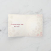 Joyeux Noël! Carte de Noël. (Intérieur)