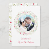 Joyeux Noel Carte de Noël à venir (Devant / Derrière)