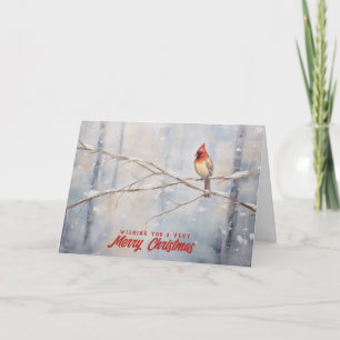 Joyeux Noël Carte de Noël Cardinal