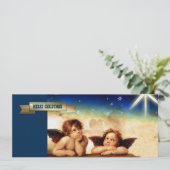 Joyeux Noël. Carte de Noël Fine Art (Debout devant)