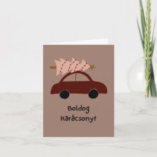 Joyeux Noël carte de Noël hongroise