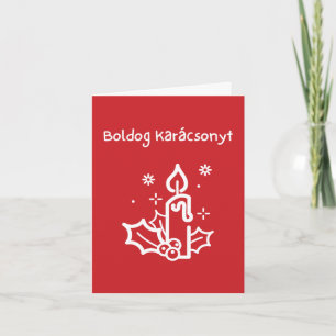 Joyeux Noël carte de Noël hongroise
