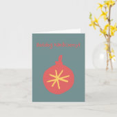 Joyeux Noël carte de Noël hongroise (Fleur jaune)
