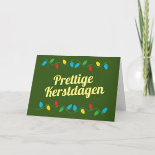 Joyeux Noël Carte de Noël néerlandais