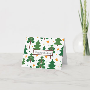 Joyeux Noël, carte de Noël polonaise 