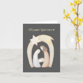 Joyeux Noël ! Carte de Noël ukrainienne (Fleur jaune)