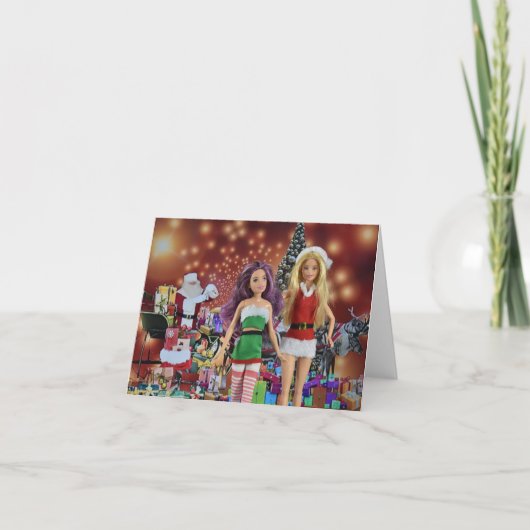 Joyeux Noël. Carte de Noël vierge (Devant)