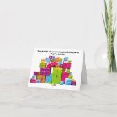 Joyeux Noël. Carte de Noël vierge (Dos)