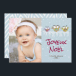 Joyeux Noël carte de photo de vacances<br><div class="desc">Joyeux Noël carte de photo de vacances.</div>