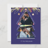 Joyeux Noël Carte de vacances arbre à plusieurs ph (Devant)