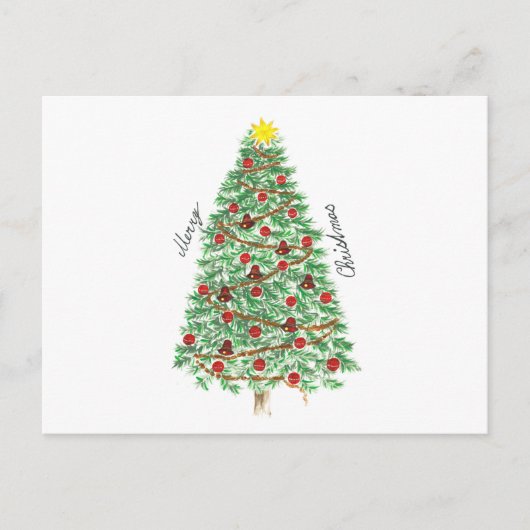 Joyeux Noël carte de vacances magique (Devant)