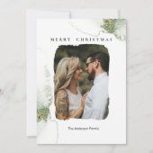 Joyeux Noël ! Carte de vacances moderne et minimal (Devant)