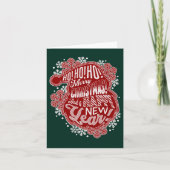 Joyeux Noël - Carte de vacances pliée (Devant)