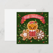 Joyeux Noël Carte de Vœux (Devant / Derrière)