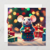 Joyeux Noël carte de voeux (Devant / Derrière)