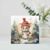 Joyeux Noël carte de voeux (Debout devant)