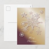 Joyeux Noël. Carte de vœux. (Devant / Derrière)